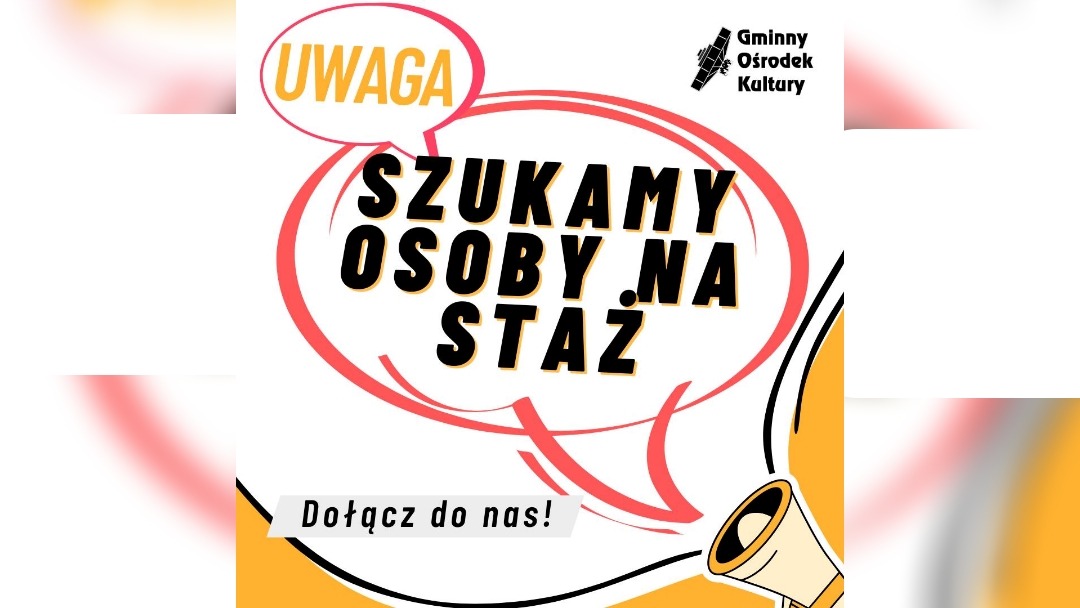 Szukamy osoby na staż