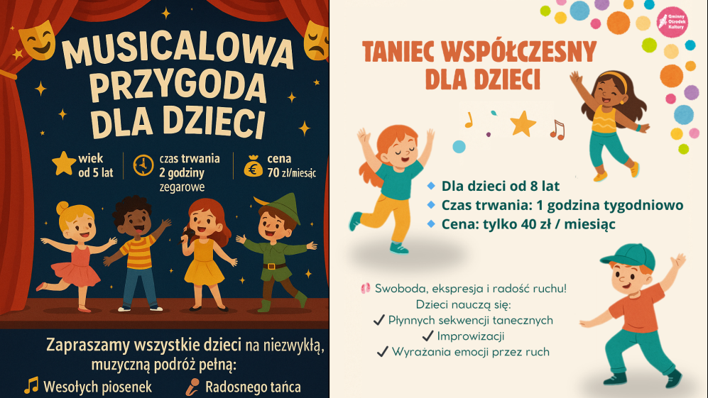 Propozycja zajęć tanecznych dla dzieci i młodzieży