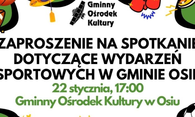 Spotkanie o sporcie w gminie
