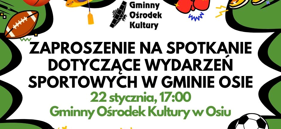 Spotkanie o sporcie w gminie