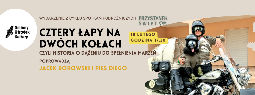 Cztery łapy na dwóch kołach