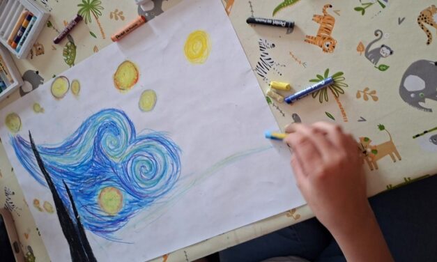 Plastyczne trochę w stylu van Gogha