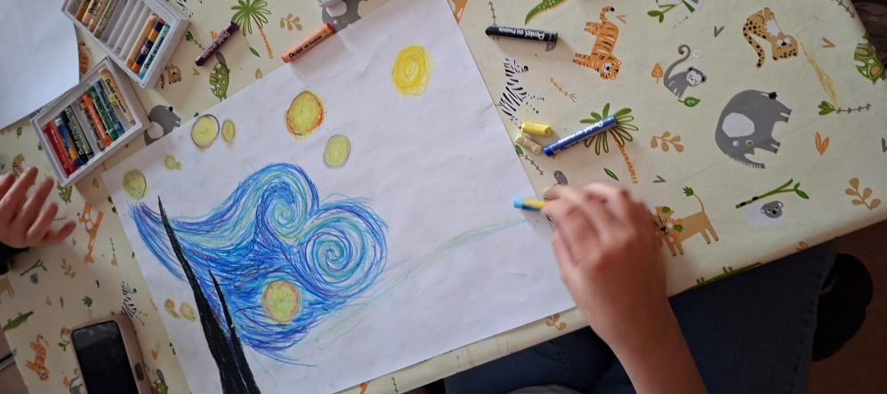 Plastyczne trochę w stylu van Gogha